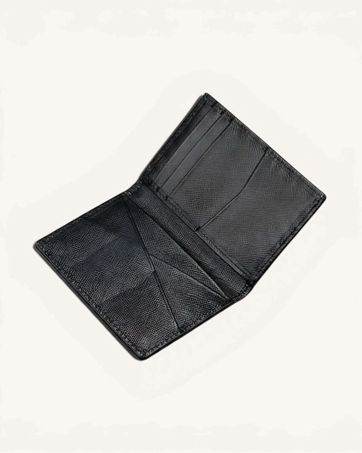 Women's Black Saffiano Leather Card Holder – CH-095