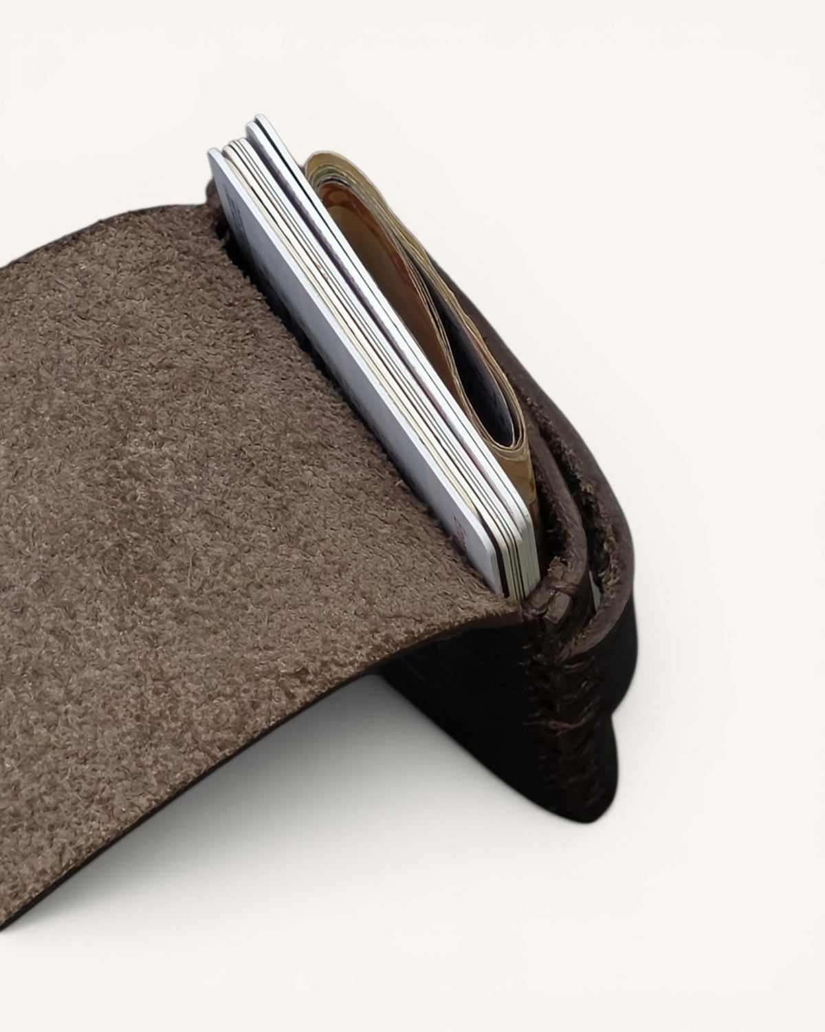 Men's Handmade Full Grain Leather Card Wallet – LH-EB