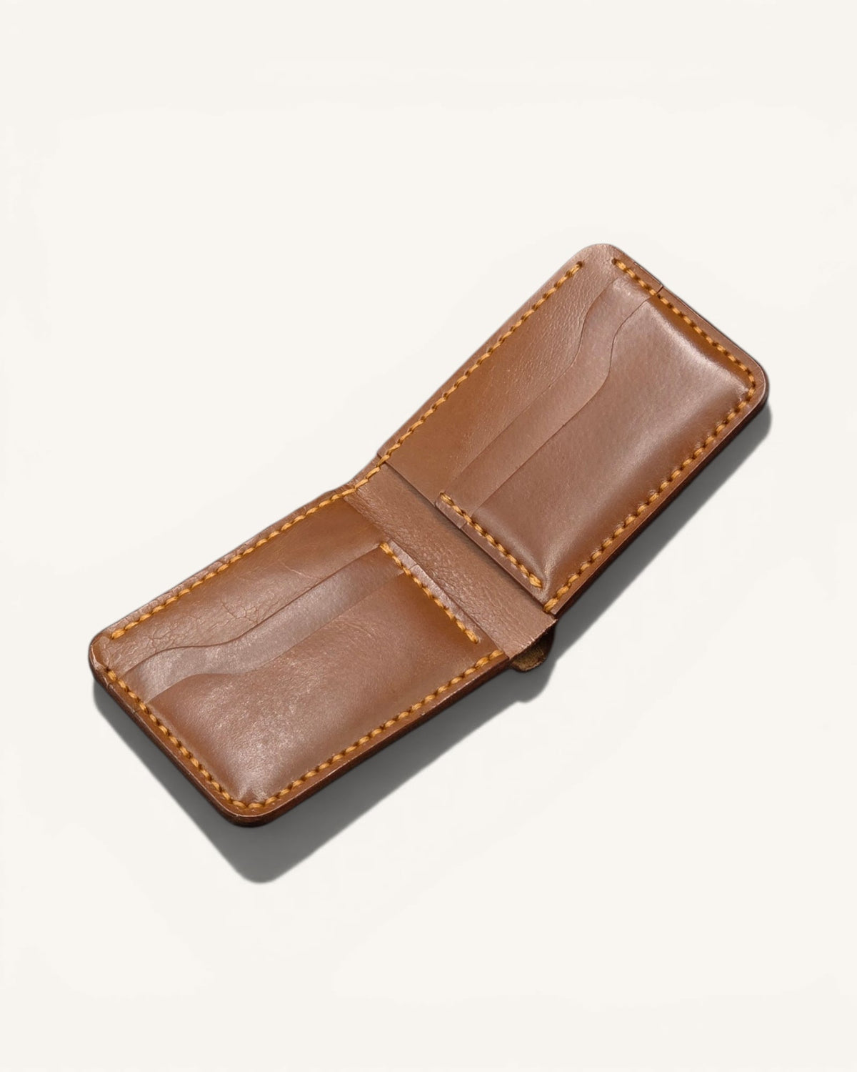 Men's Handmade Leather Bifold Card Wallet – HM-002