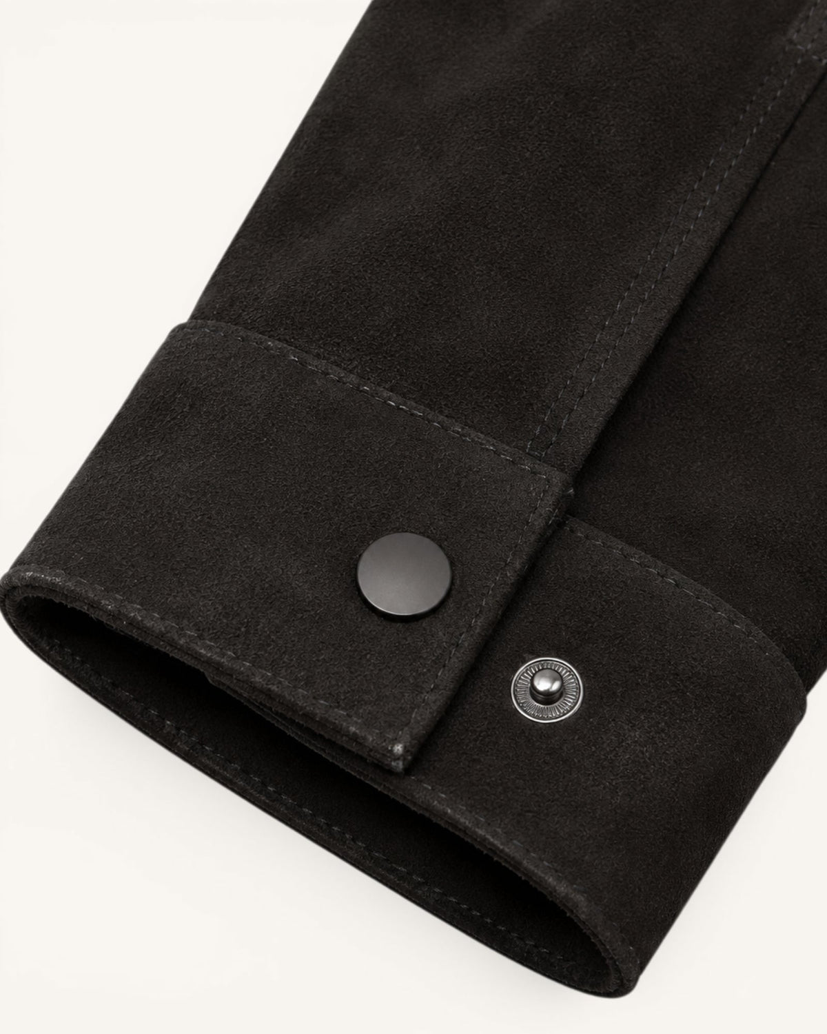 Men's Black Genuine Leather Jacket – J-0053