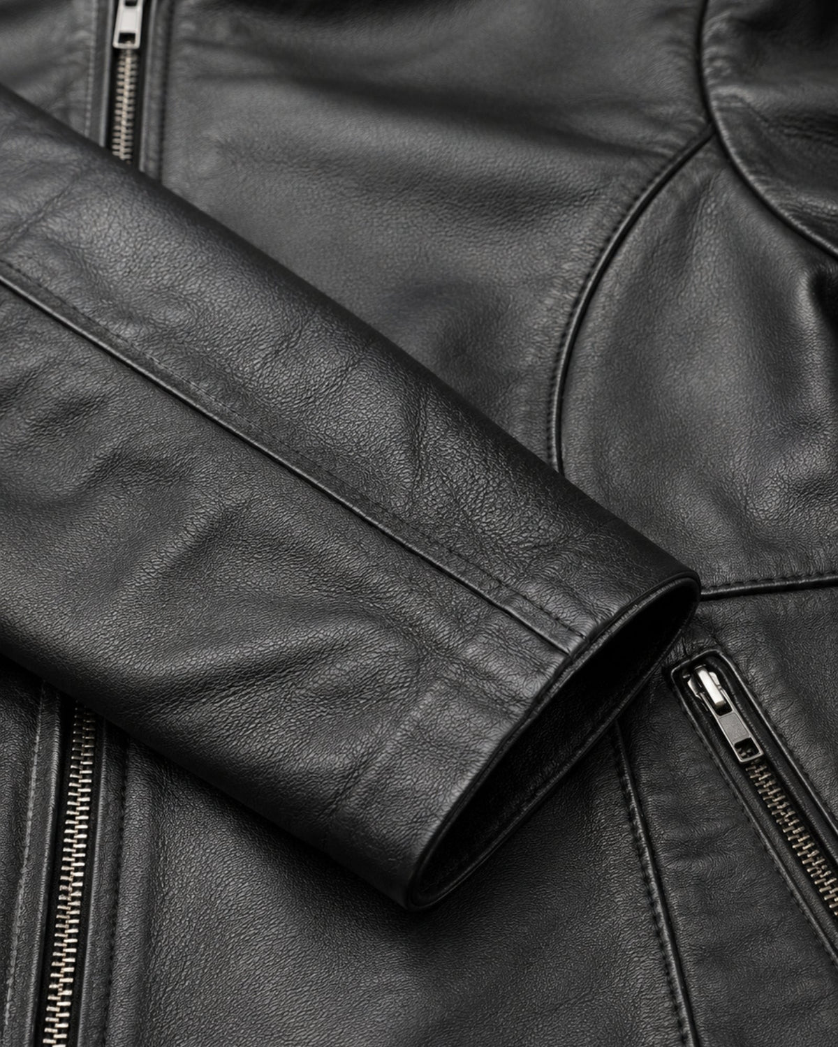 Women's Black Genuine Leather Jacket – JW-003