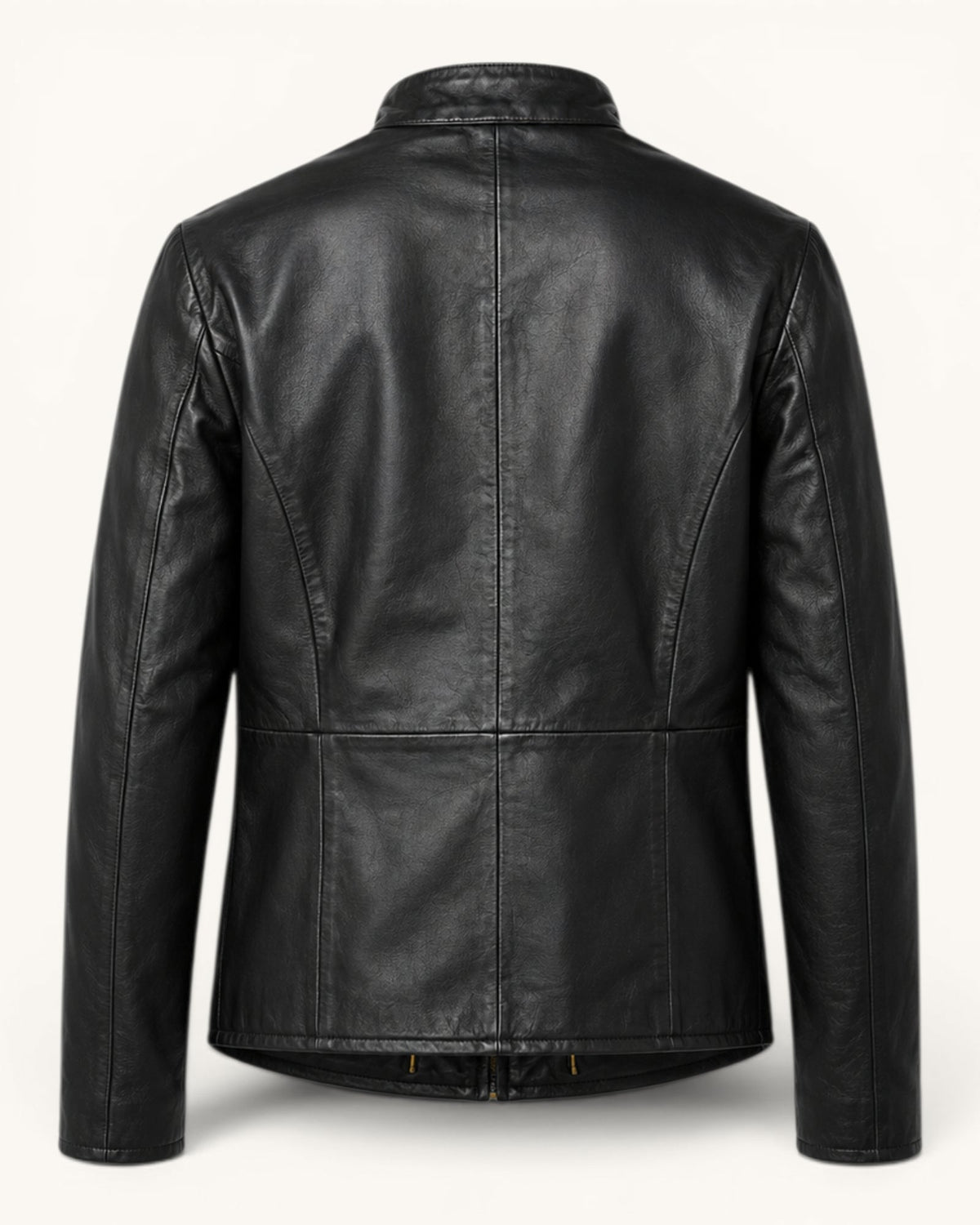 Women's Black Genuine Leather Jacket – JW-003