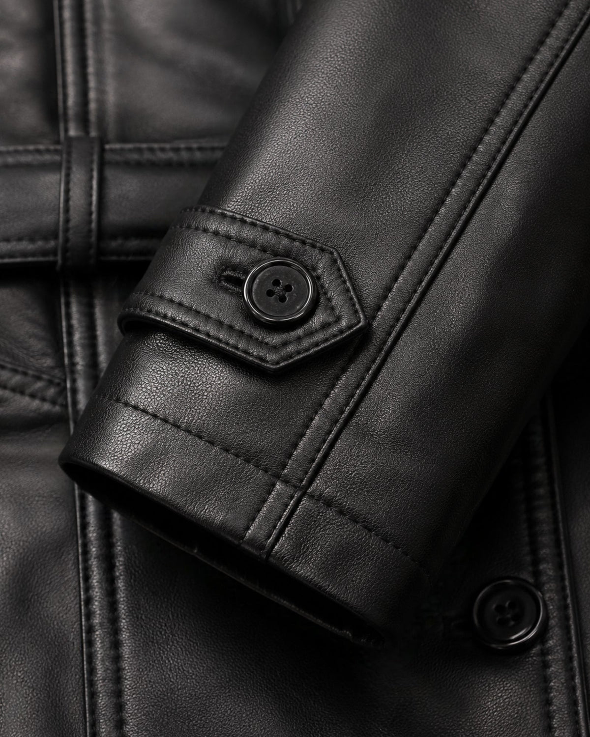 Men's Genuine Leather Jacket – J-0061