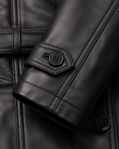Men's Genuine Leather Jacket – J-0061