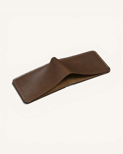 Men's Handmade Leather Bifold Card Wallet – HM-002
