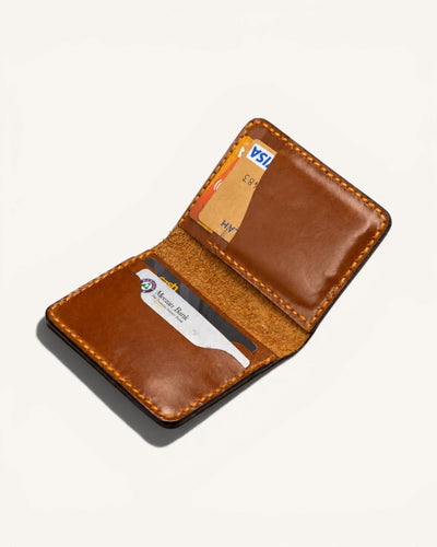 Women's Tan Genuine Leather Card Holder – HM-005 TAN