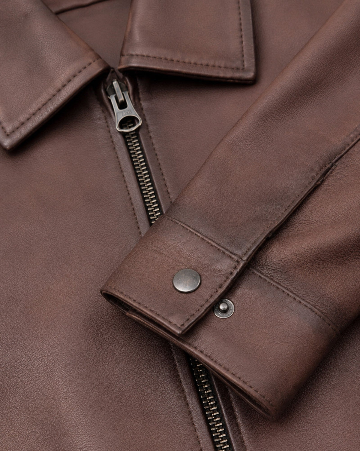 Women's Brown Genuine Leather Jacket – JW-004
