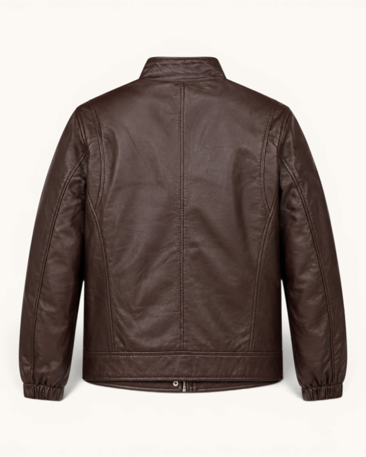 Women's Dark Brown Genuine Leather Jacket – JW-001