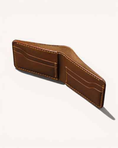Men's Handmade Leather Bifold Card Wallet – HM-002